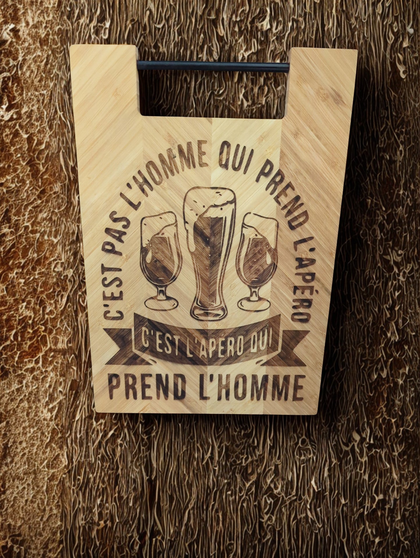Planche Apéro en Bois Gravée – Modèles Disponibles ou 100% Personnalisable