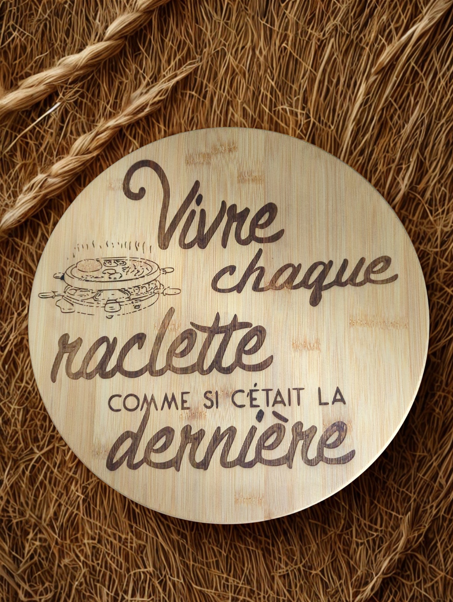 Plateau Tournant Gravé – Modèles Disponibles ou Personnalisation Libre